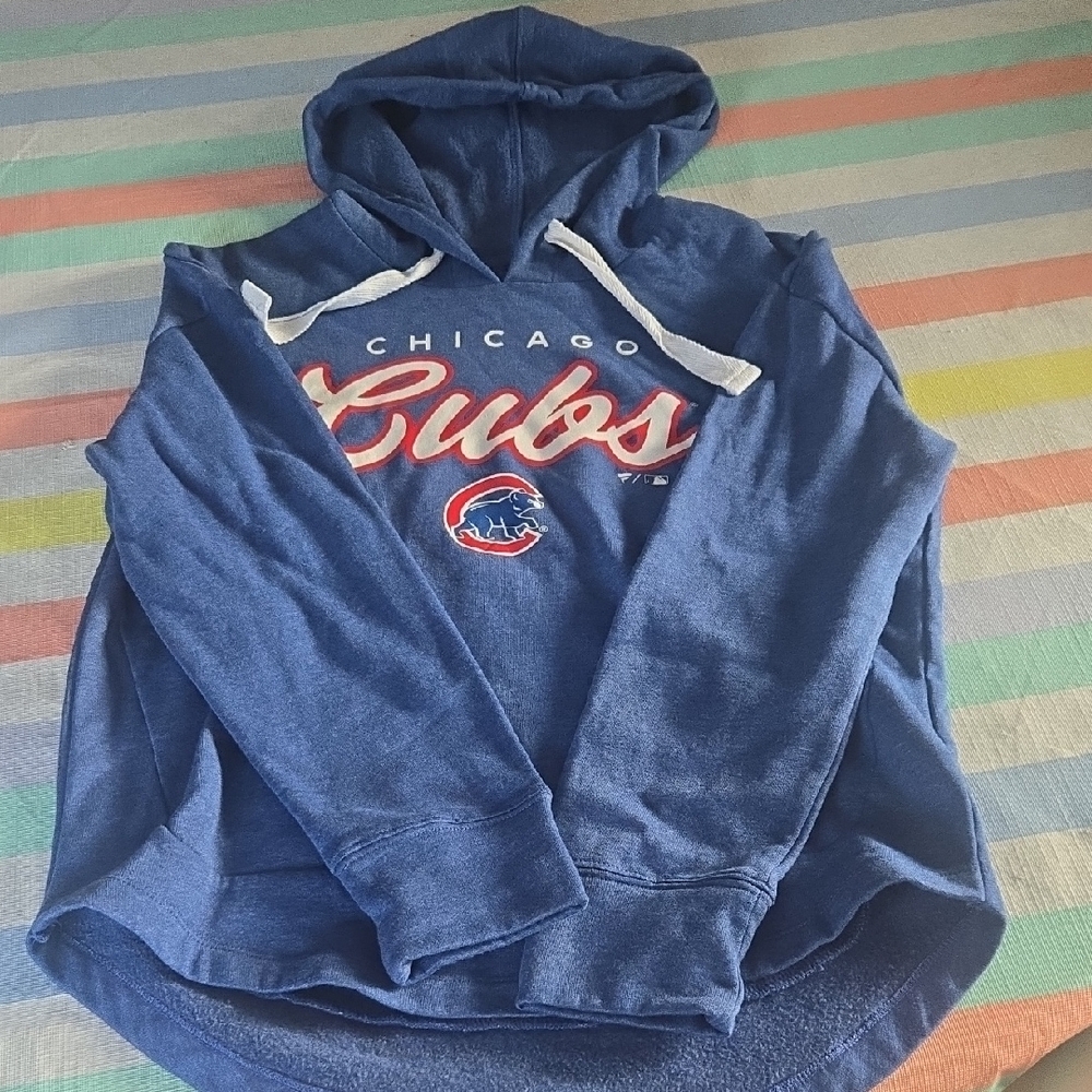 Fanatics Blue Chicago Cubs Hoodie Sweater
